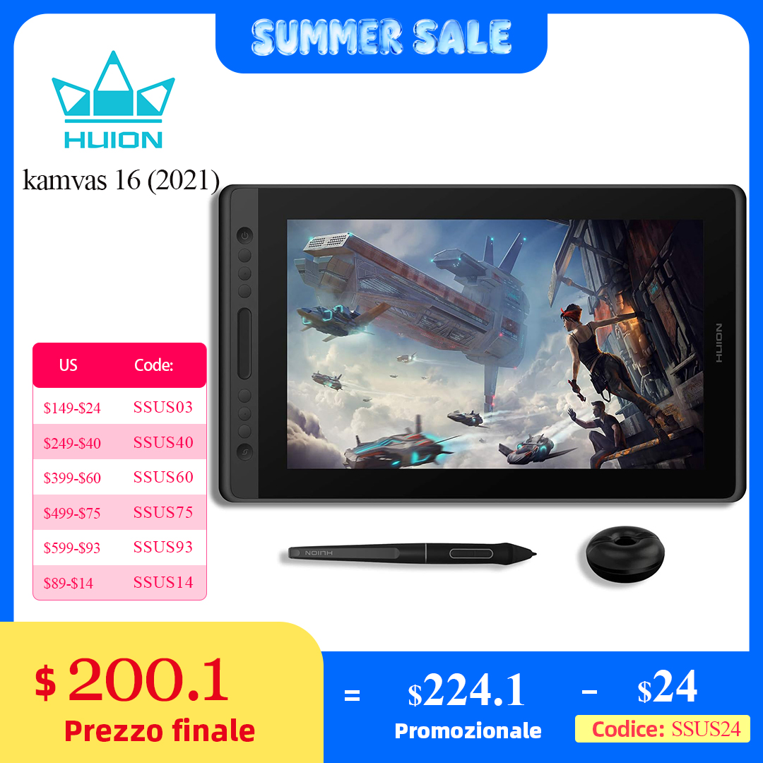 Huion Tablet Accessories - HUION New Arrival Kamvas 16(2021) Monitor