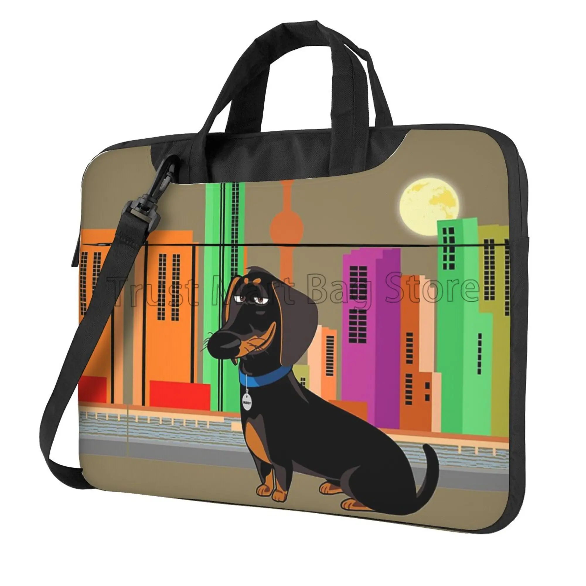 Tablet Shoulder Bag - Urocze nadruk jamnika etui na torba