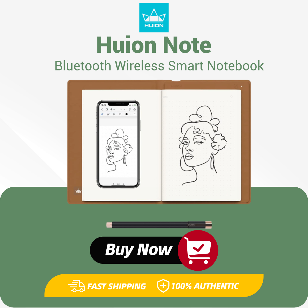 Huion Tablet Accessories - Huion Note Smart Notebook Bezprzewodowy Tablet