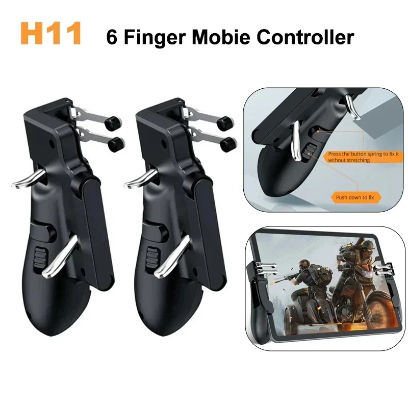Tablet Gaming Accessories - Kontroler mobilny H11 PUBG Aim Shooting