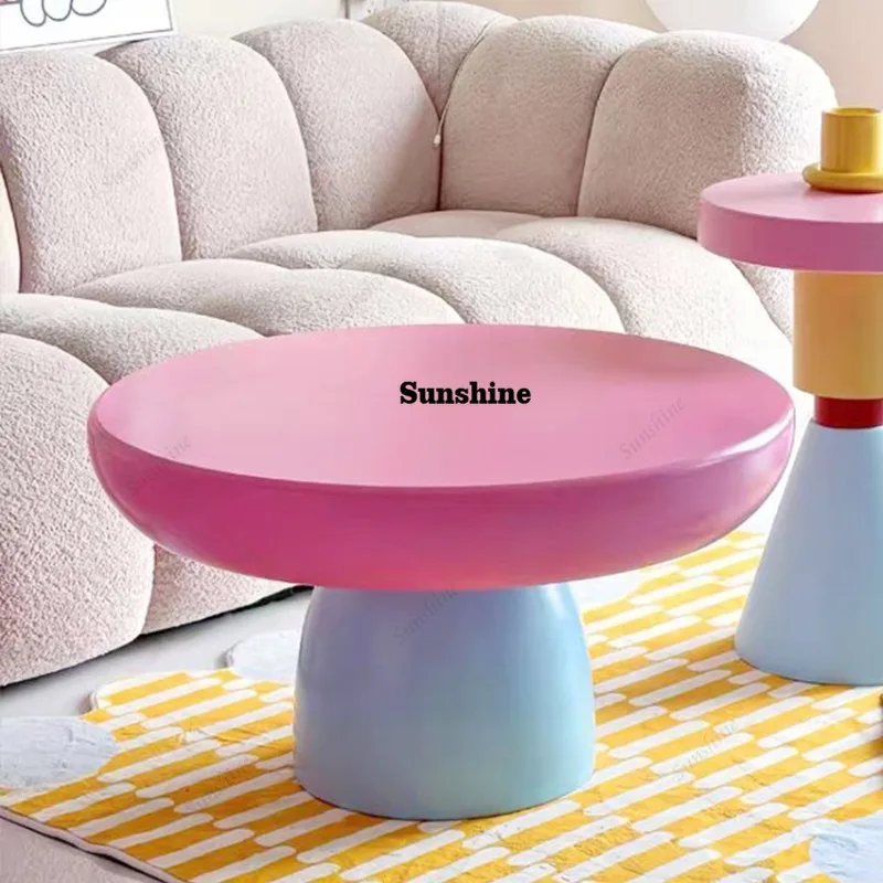 Unique Table Accessories - Okrągły stolik kawowy, mini słodkie akcesoria,