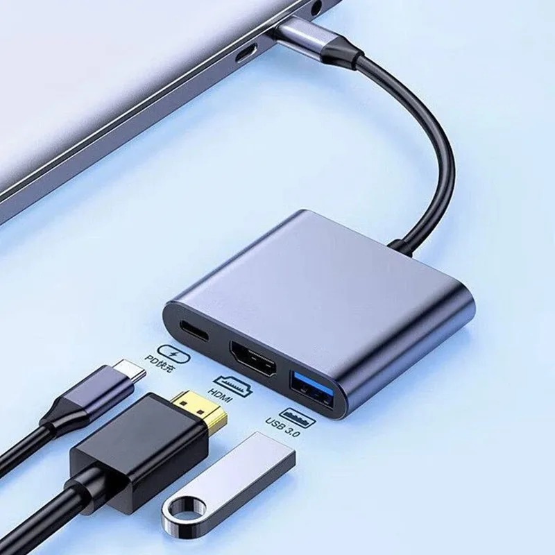 Hdmi Adapter Tablet - USB C HUB 3w1 Typ C