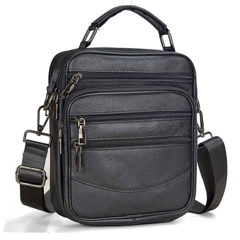 Tablet Shoulder Bag - Moda męska torebki z prawdziwej skóry