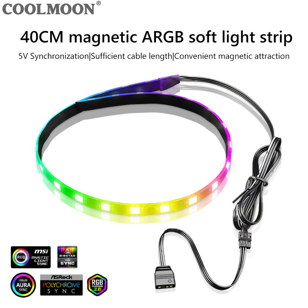 Tablet With All Accessories - COOLMOON CM-LS40 5V ARGB obudowa PC