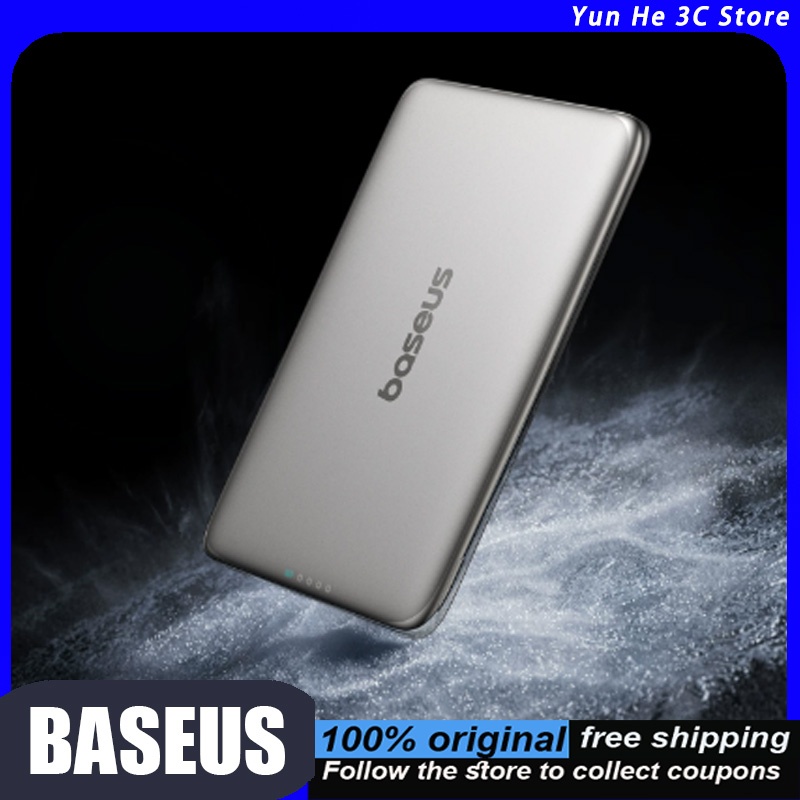 Accessories For Android Tablet - Baseus Magnetyczny Bezprzewodowy Power Bank Ultra-Cienki