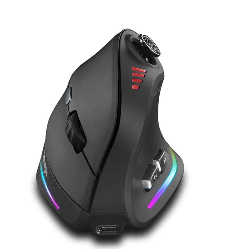 Tablet Gaming Accessories - Bezprzewodowa pionowa mysz Jomaa RGB z