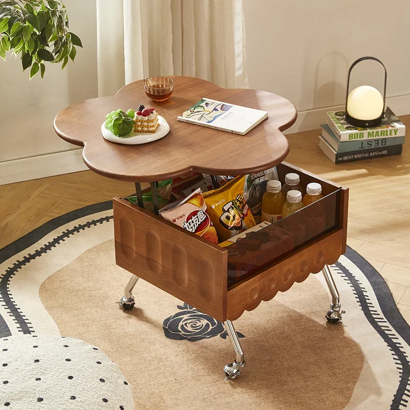 Unique Table Accessories - Stolik kawowy w stylu retro francuskim,