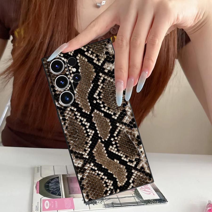 Etui na telefon z wzorem skóry – Tablet S9 Fe Accessories recenzja i cena
