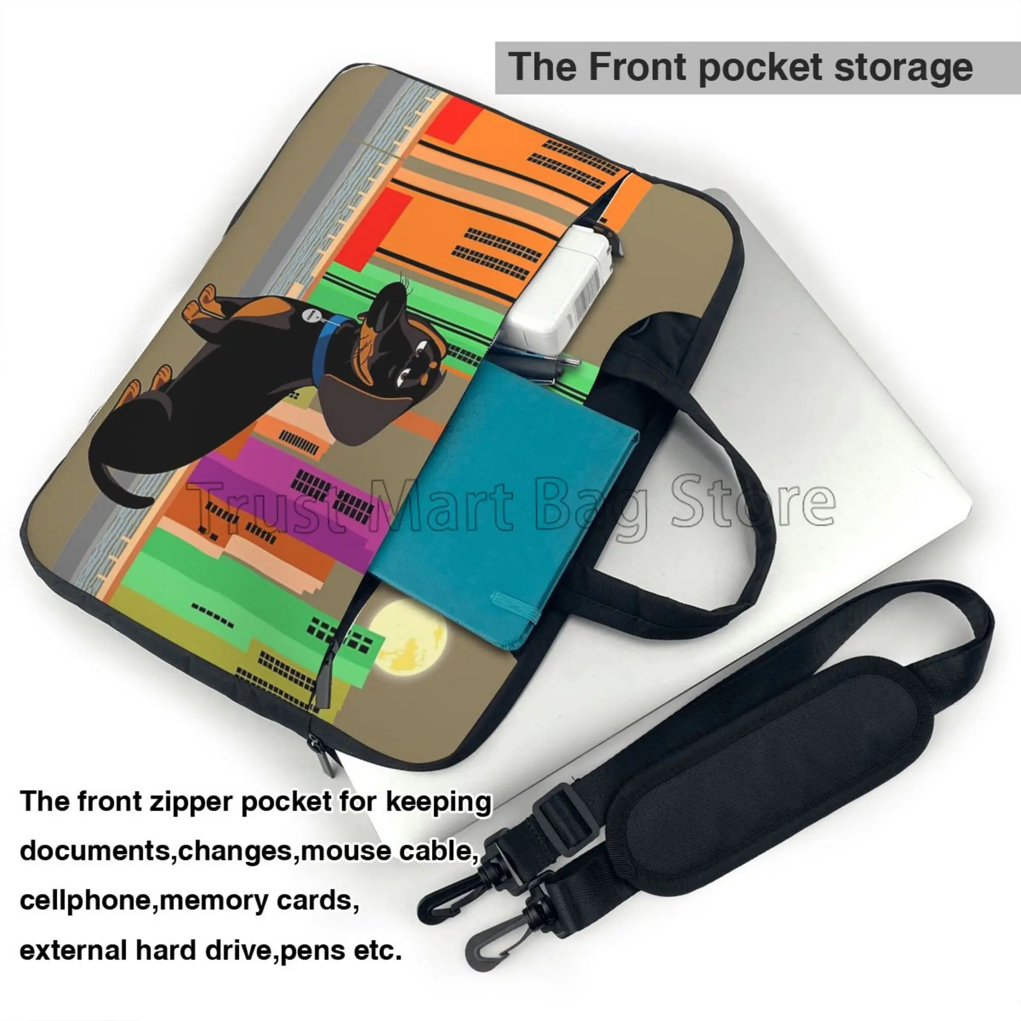 Urocze nadruk jamnika etui na  – Tablet Shoulder Bag recenzja i cena