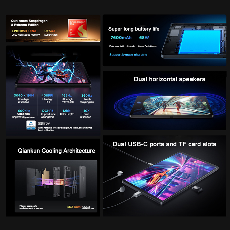 Oryginalny tablet Lenovo Legio – Android Tablet Gaming Accessories recenzja i cena