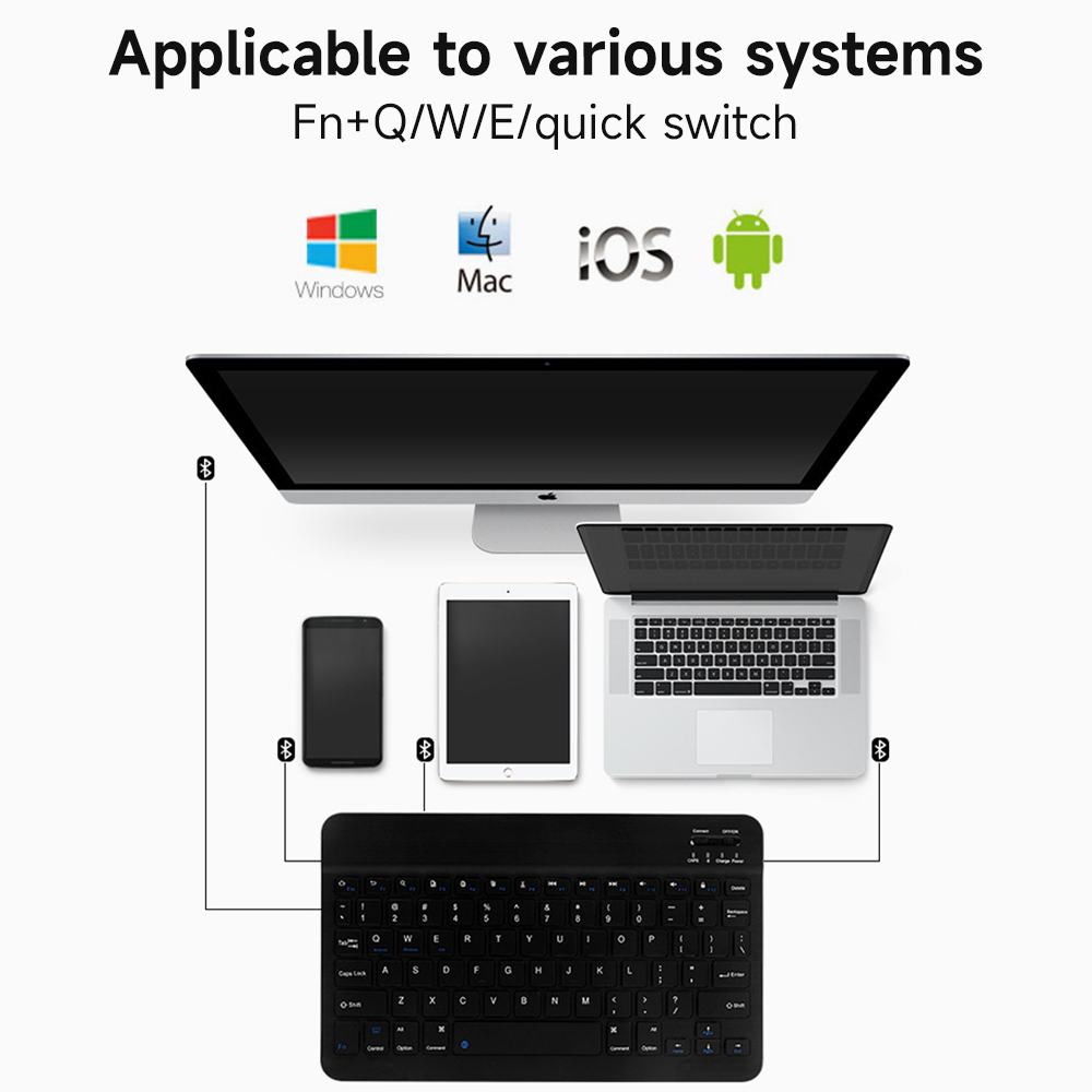 Bluetooth klawiatura dla IOS A – Windows Tablet Accessories recenzja i cena