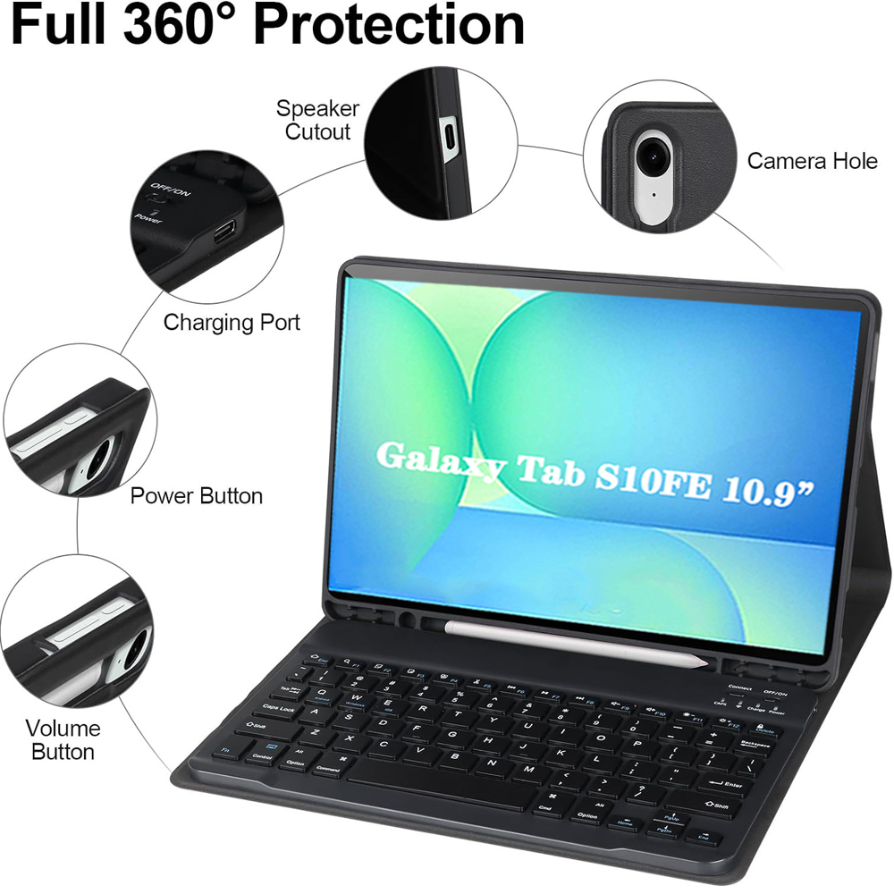 Etui do Samsung Galaxy Tab S10 – Samsung Tablet Keyboard Accessories recenzja i cena