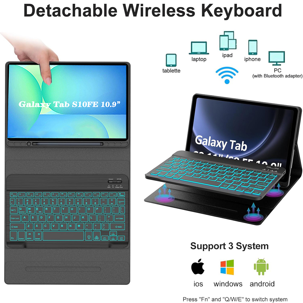 Etui do Samsung Galaxy Tab S10 – Samsung Tablet Keyboard Accessories recenzja i cena