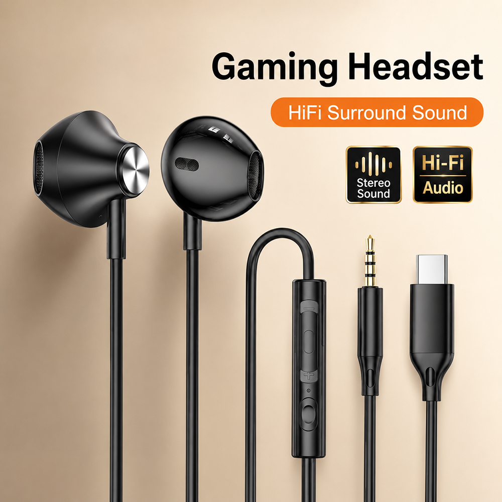 Słuchawki HiFi Surround z mocn – Tablet Gaming Accessories recenzja i cena