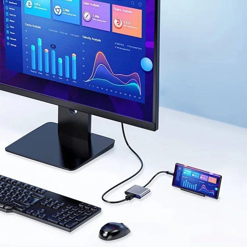 USB C HUB 3w1 Typ C 3.0 do HDM – Hdmi Adapter Tablet recenzja i cena