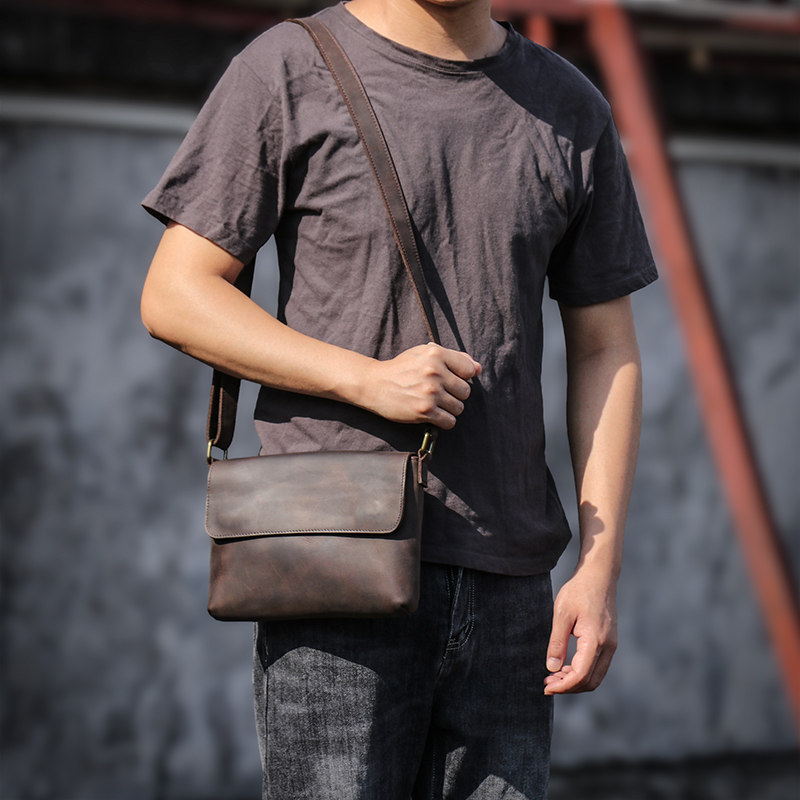 GURO Vintage Genuine Leather S – Tablet Shoulder Bag recenzja i cena