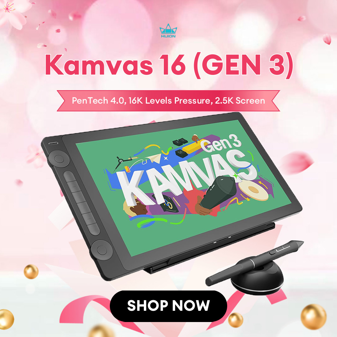 Huion Kamvas 16 (Gen 3) Tablet – Huion Tablet Accessories recenzja i cena