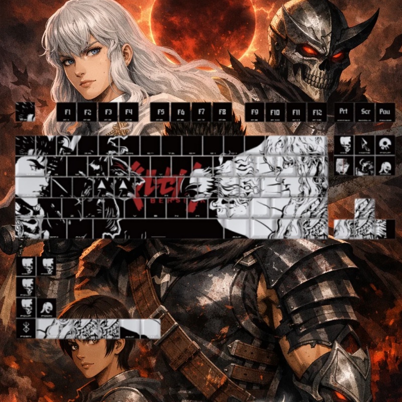 Klawisze BERSERK Anime, 98 kla – Tablet Gaming Accessories recenzja i cena