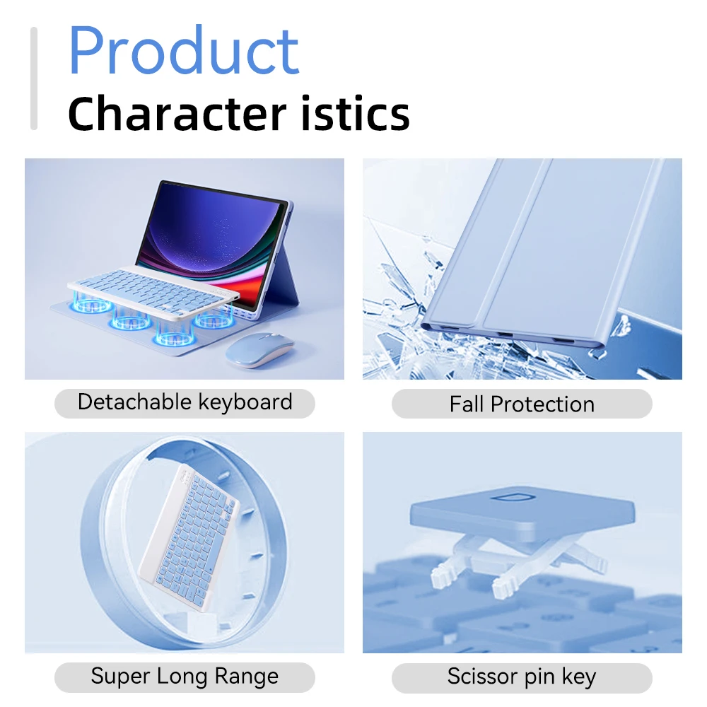 Wyprzedaż etui z klawiaturą do – Samsung Tablet Keyboard Accessories recenzja i cena