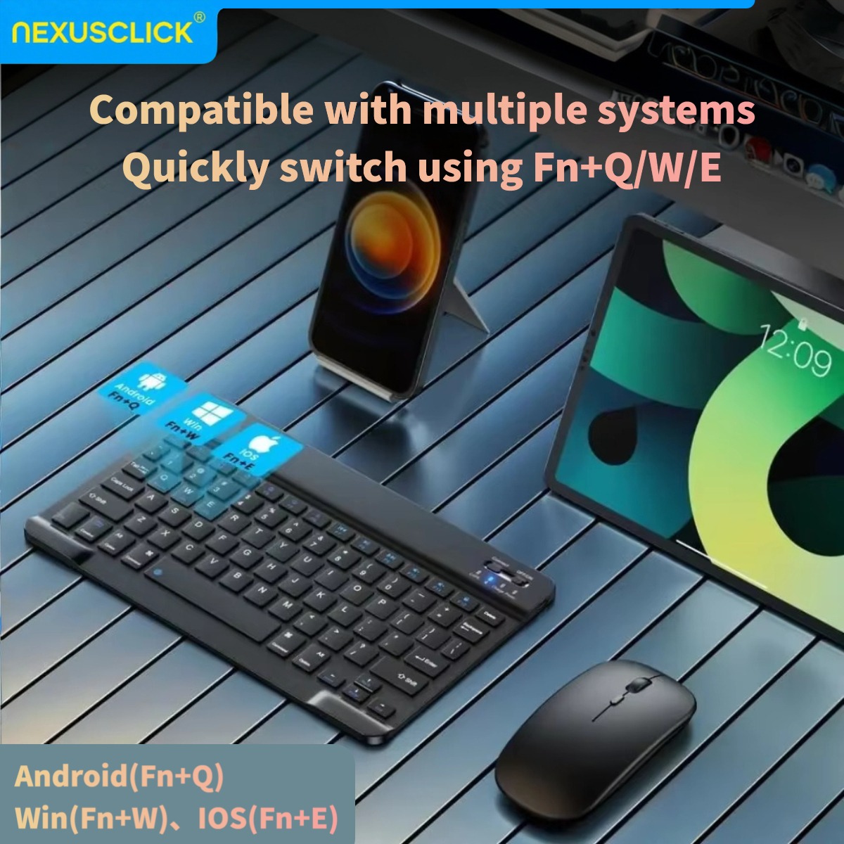 Bezprzewodowa klawiatura Bluet – Android Tablet Gaming Accessories recenzja i cena