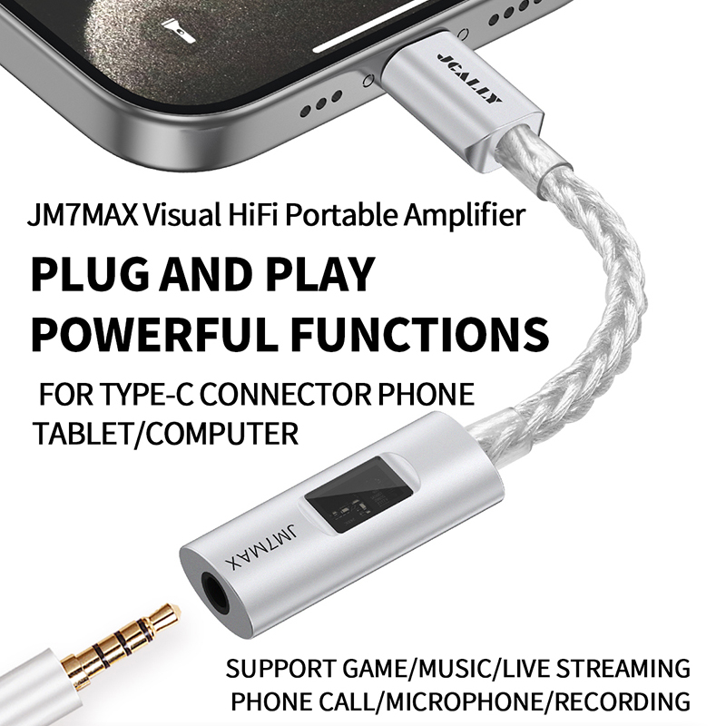 JCALLY JM7MAX Przenośny DAC i  – Android Tablet Gaming Accessories recenzja i cena